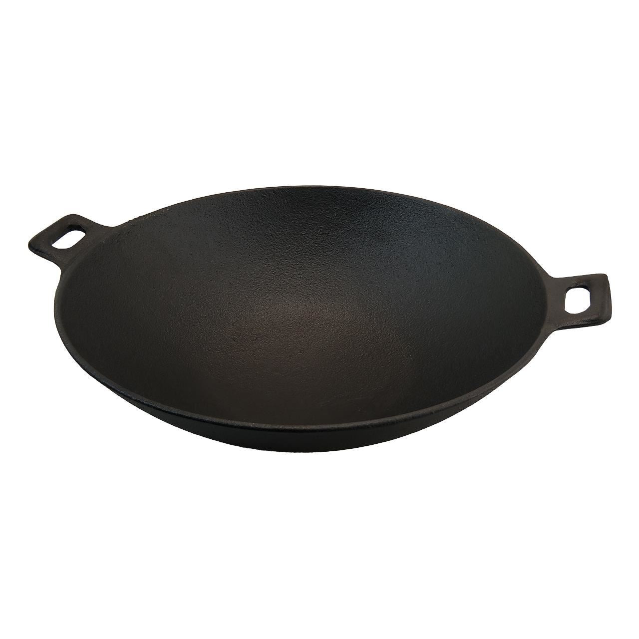 Öntöttvas wok, 30x10 cm, Perfect Home