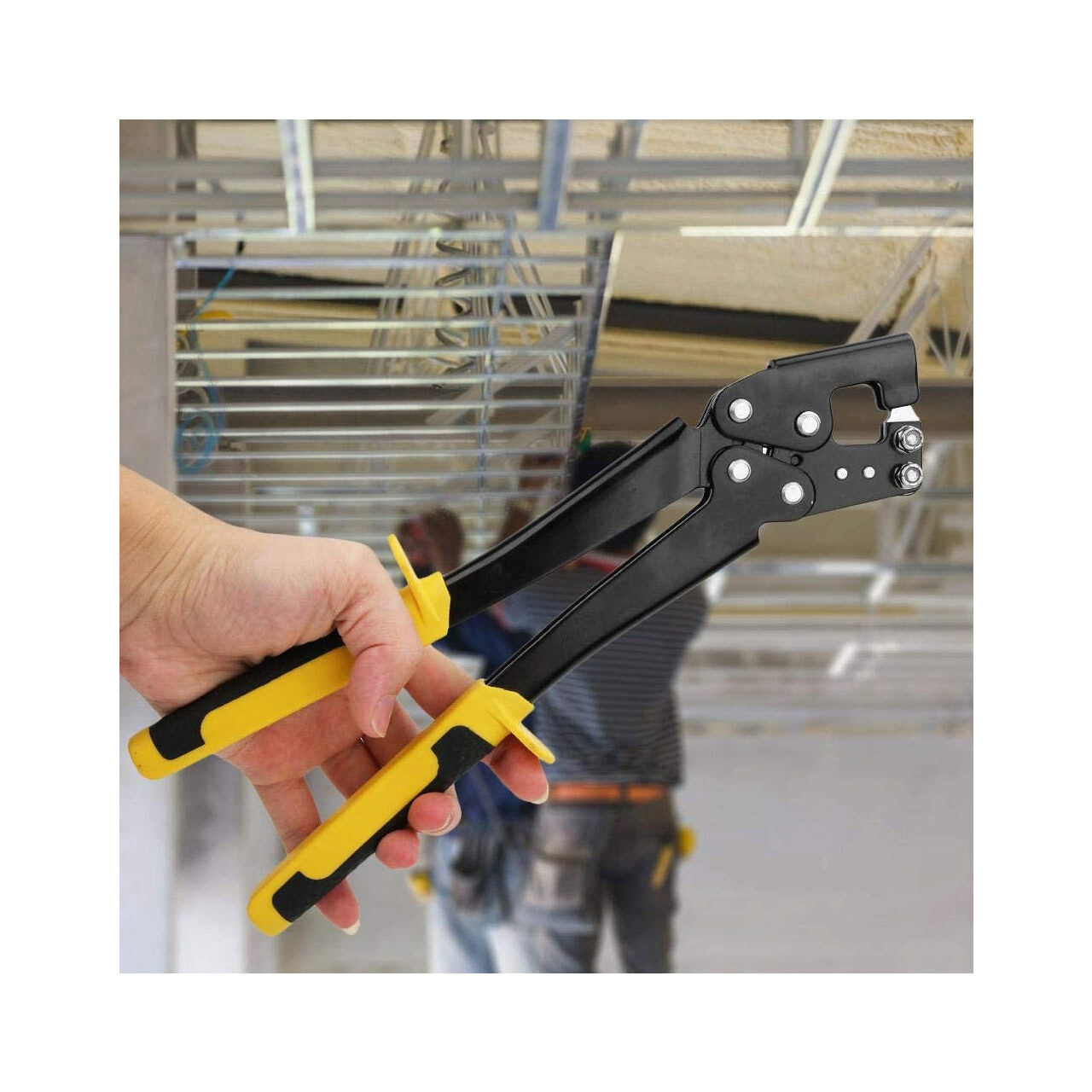 Gipszkarton profilok (rigips) préselő fogó