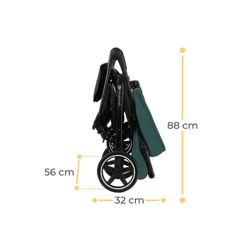 Carucior sport kinderkraft route, emerald green