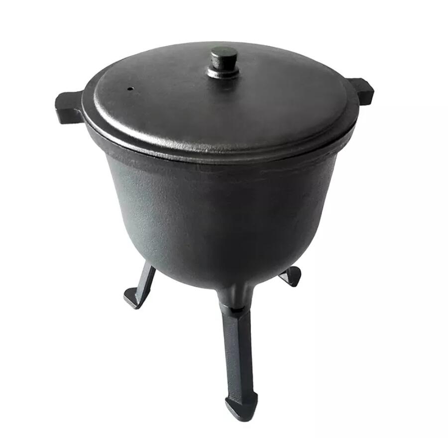 Zománcozott öntöttvas üst, kazán típusú, nyomásos, 7 L, Perfect Home