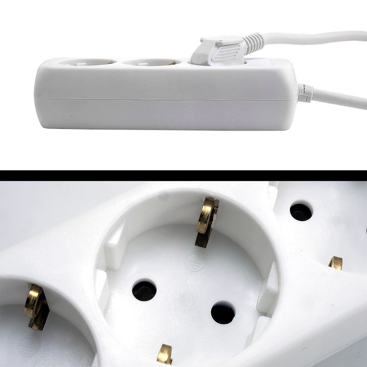 Elektromos hosszabbító kábel 5 m, 3 aljzat, BEOROL