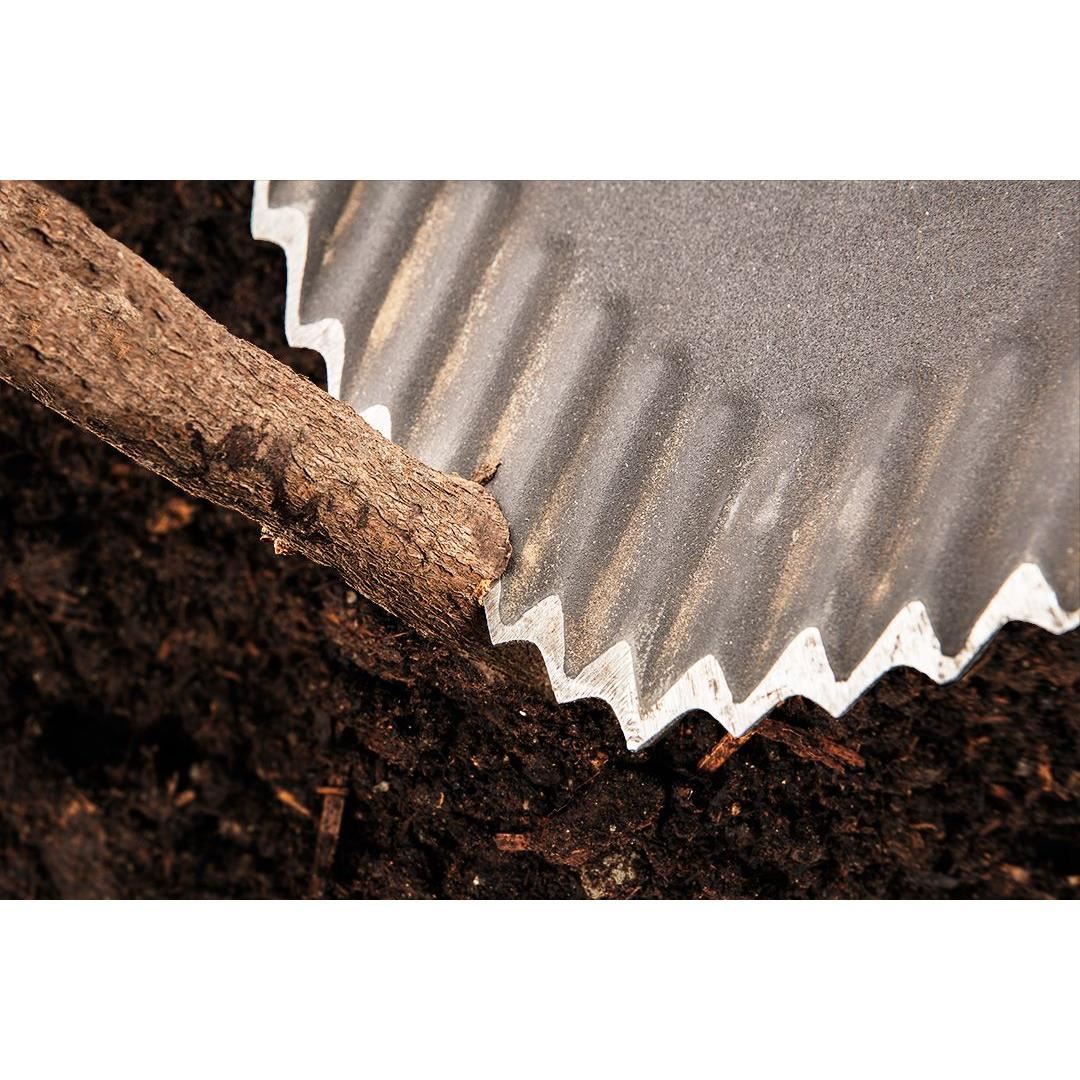 Harlet, cazma, ascutit, cu coada lemn, zimtat, 29x23 cm, 115 cm, Verto