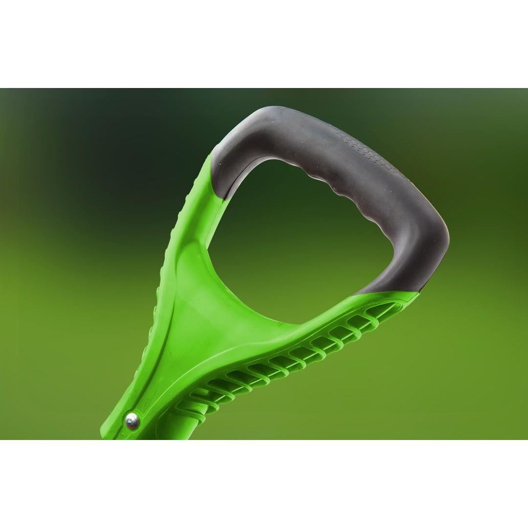 Harlet, cazma, drept, cu coada lemn, zimtat, 17.5x28 cm, 115 cm, Verto