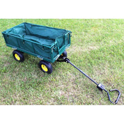 Carucior de gradina, transport, Chomik, metalic, verde, max 300 kg, 102x52x57 cm