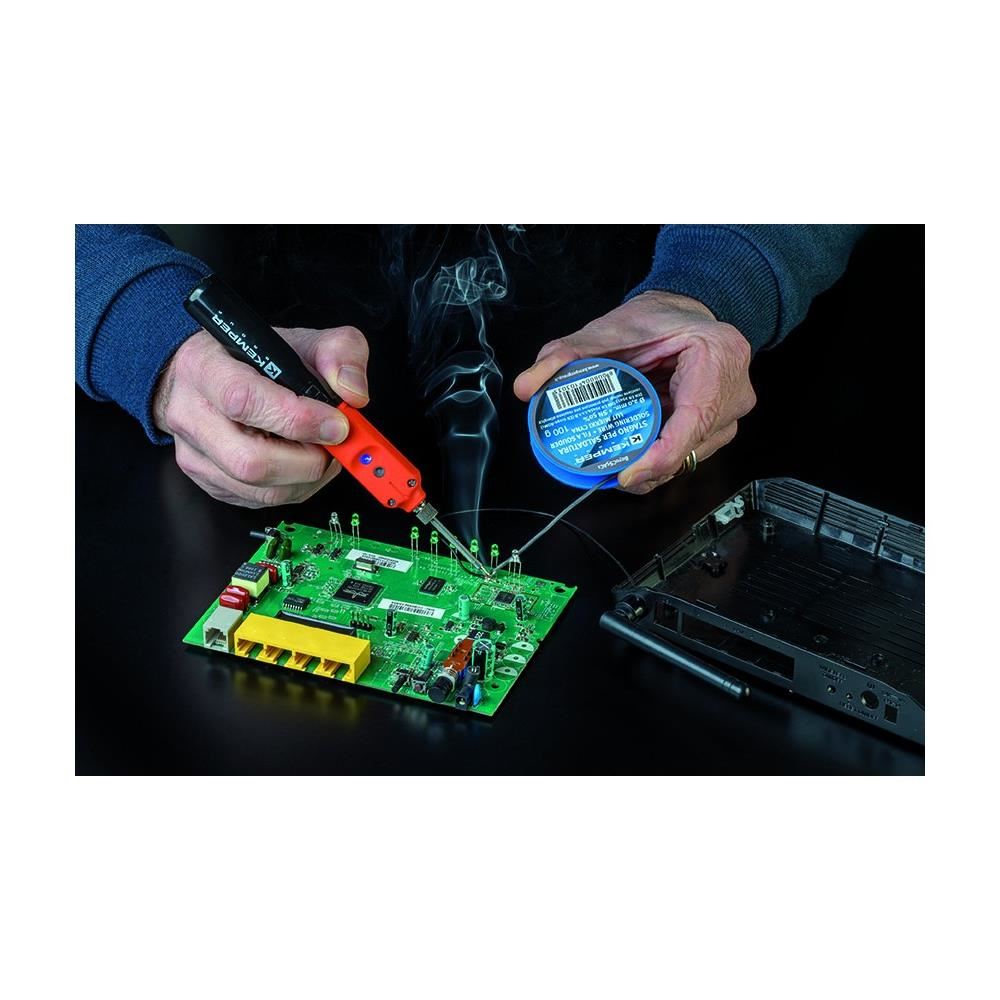 Újratölthető, hordozható, 8 W-os, USB-s elektromos forrasztópisztoly