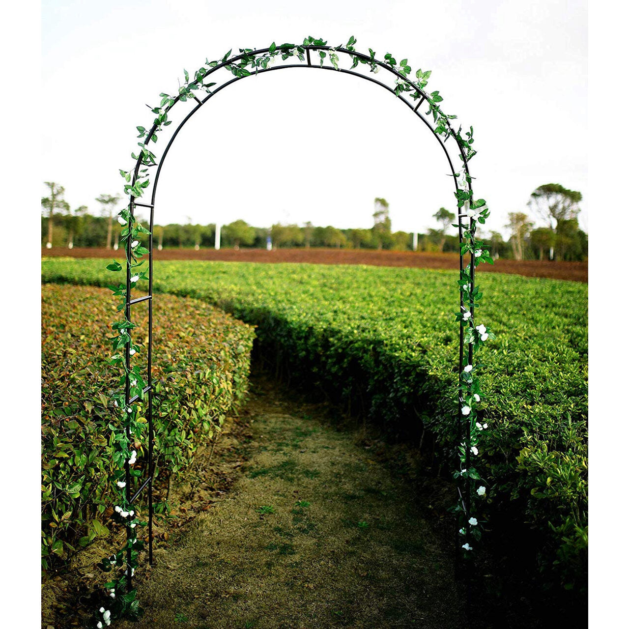 Fém ív, pergola, kertbe, 140x37x240 cm