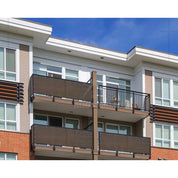 Paravan pentru balcon, terasa, gard, UV, 800 g/m2, bej, 3x0.9 m