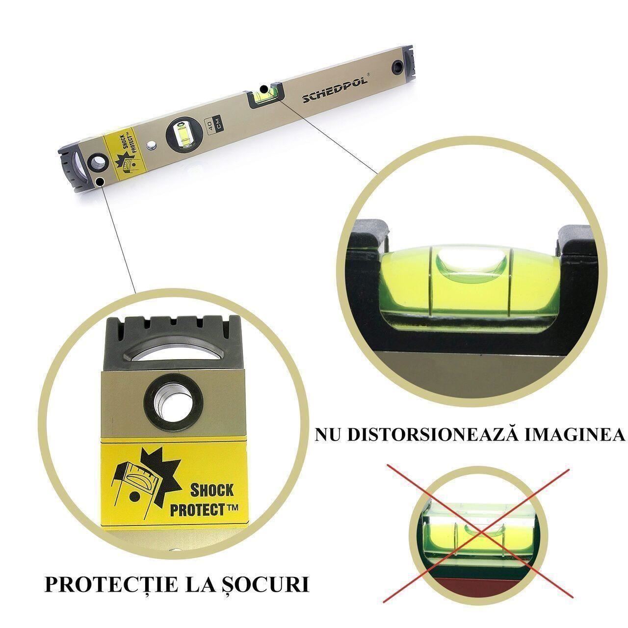 LUX professzionális 2. szintű buborékos pipa 60 cm, vízszintes halszem buborék