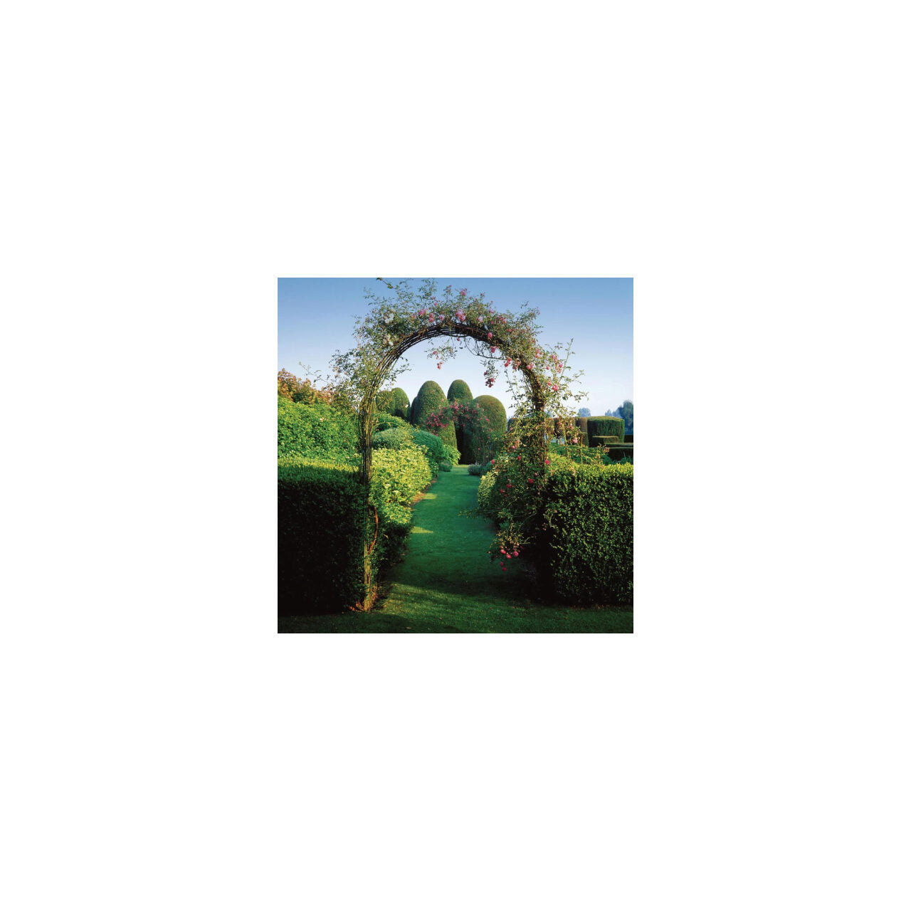 Fém ív, pergola, kertbe, 140x37x240 cm
