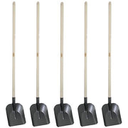 Set 5 lopeti profi, cu coada lemn, 24x28 cm