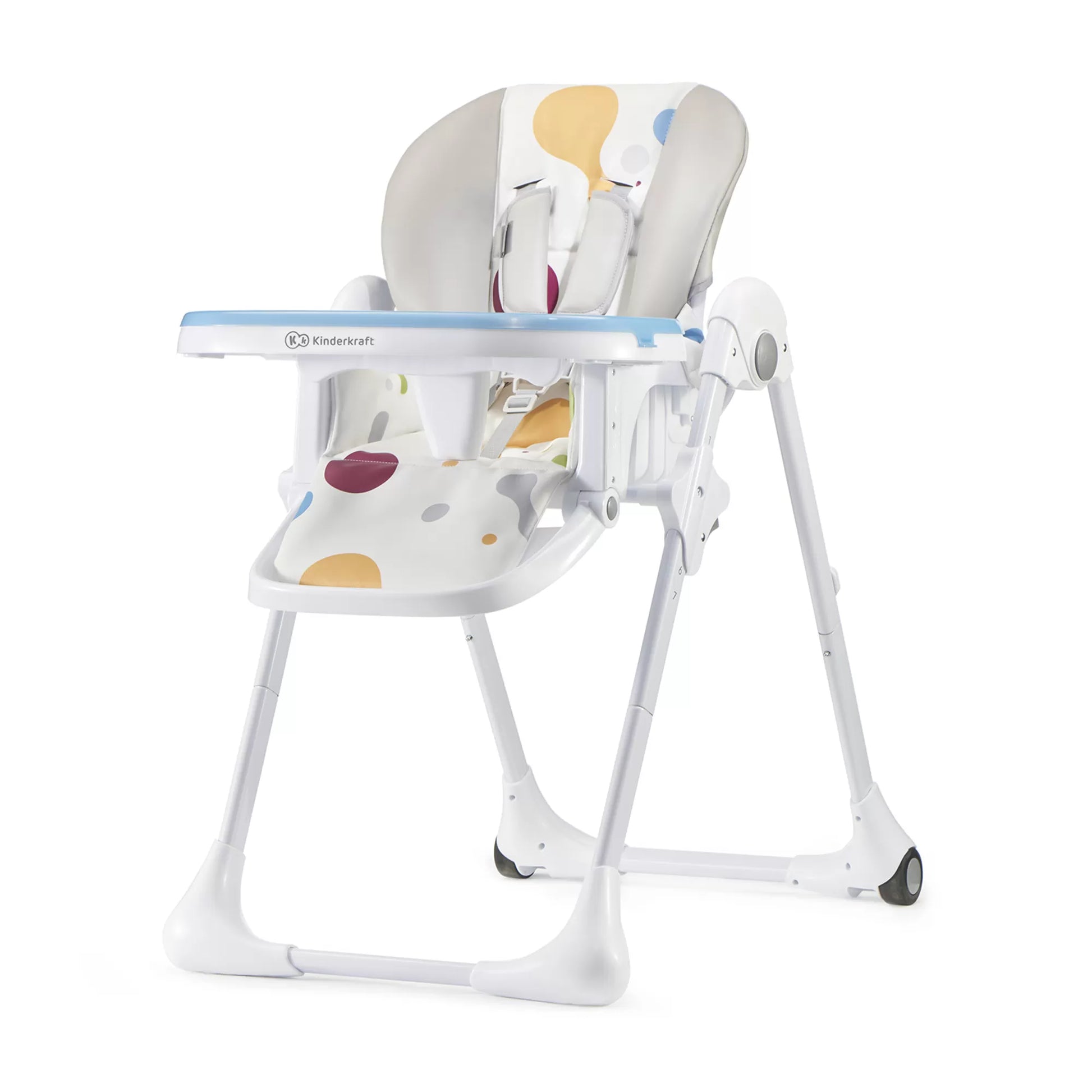 Scaun de masa kinderkraft yummy pliabil, multicolor