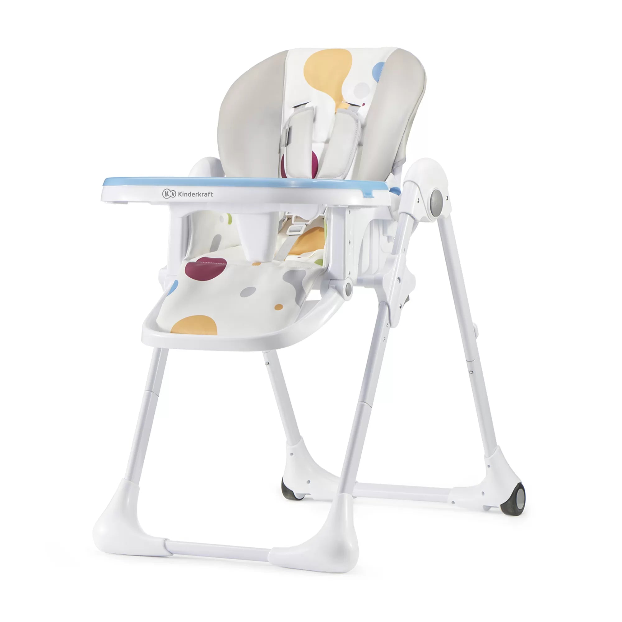 Scaun de masa kinderkraft yummy pliabil, multicolor