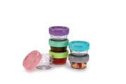 Set 6 recipiente sticla pentru hrana bebe, melii, 59 ml