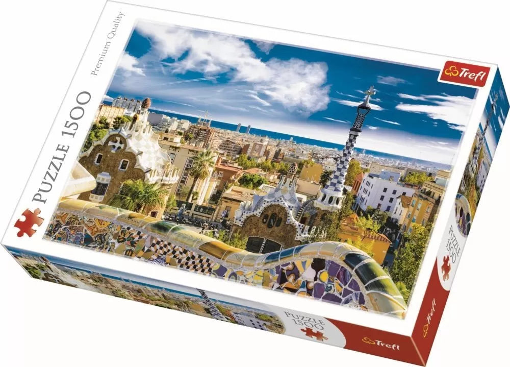 Puzzle trefl 1500 park barcelona