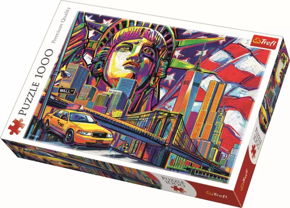 Puzzle trefl 1000 new york in culori