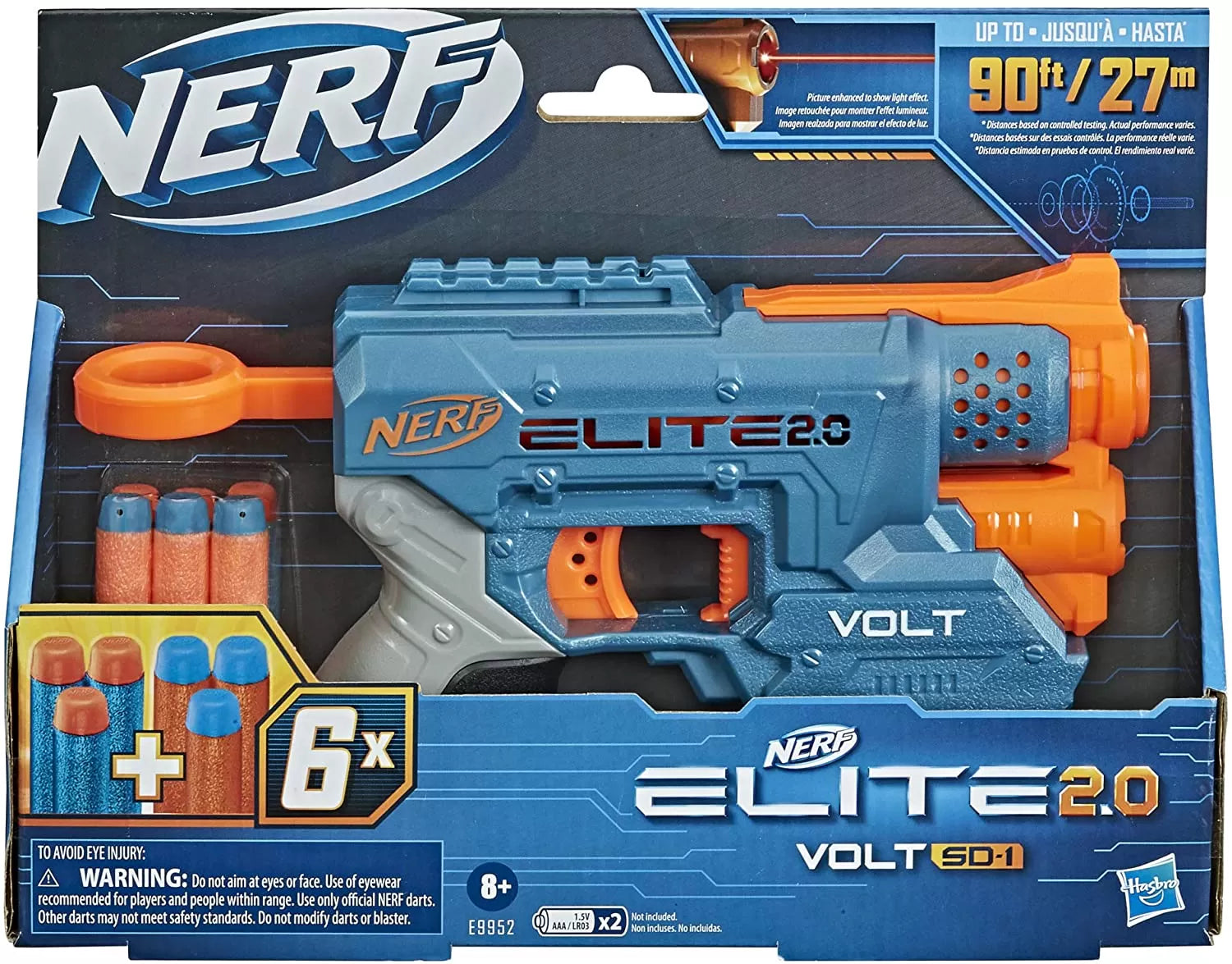 nerf elite 2.0 blaster volt sd1