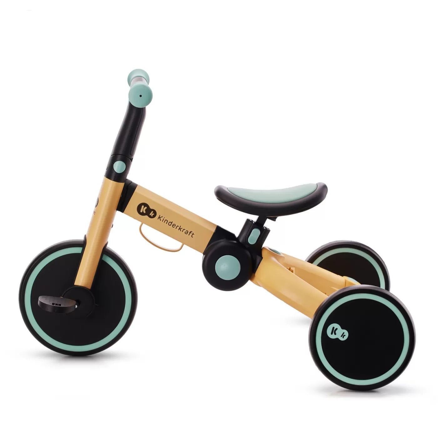 Bicicleta de echilibru / tricicleta kinderkraft 4trike, sunflower blue