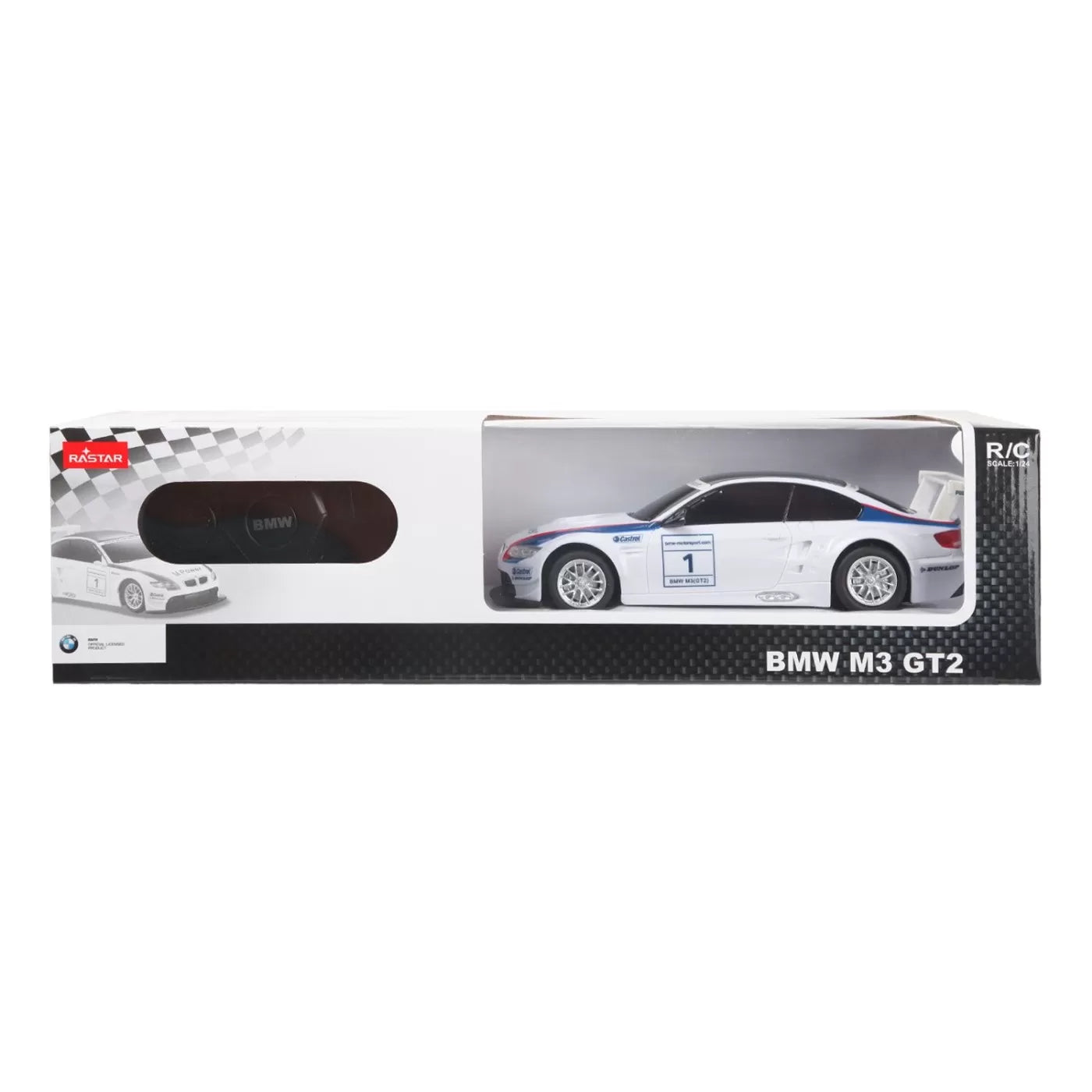 Masina cu telecomanda bmw m3 cu scara 1 la 24