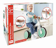 Hape bicicleta de echilibru verde cu 3 roti