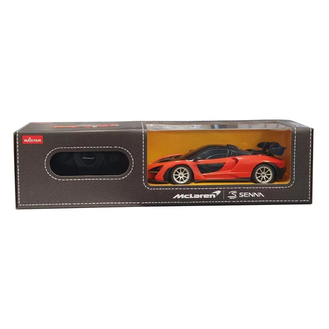 Masina cu telecomanda mclaren senna portocaliu cu scara 1 la 24