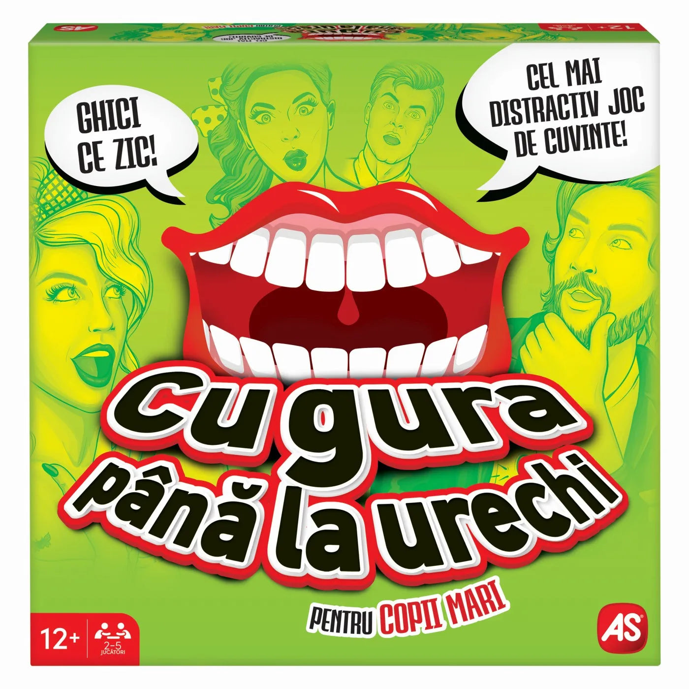 Joc cu gura pana la urechi pentru copii mari