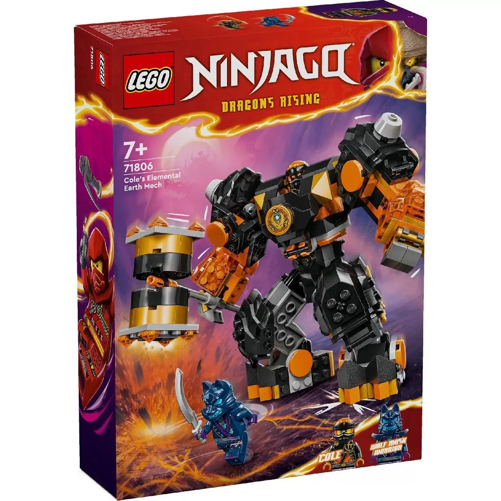 Lego ninjago robotul stihie de pamant al lui cole 71806