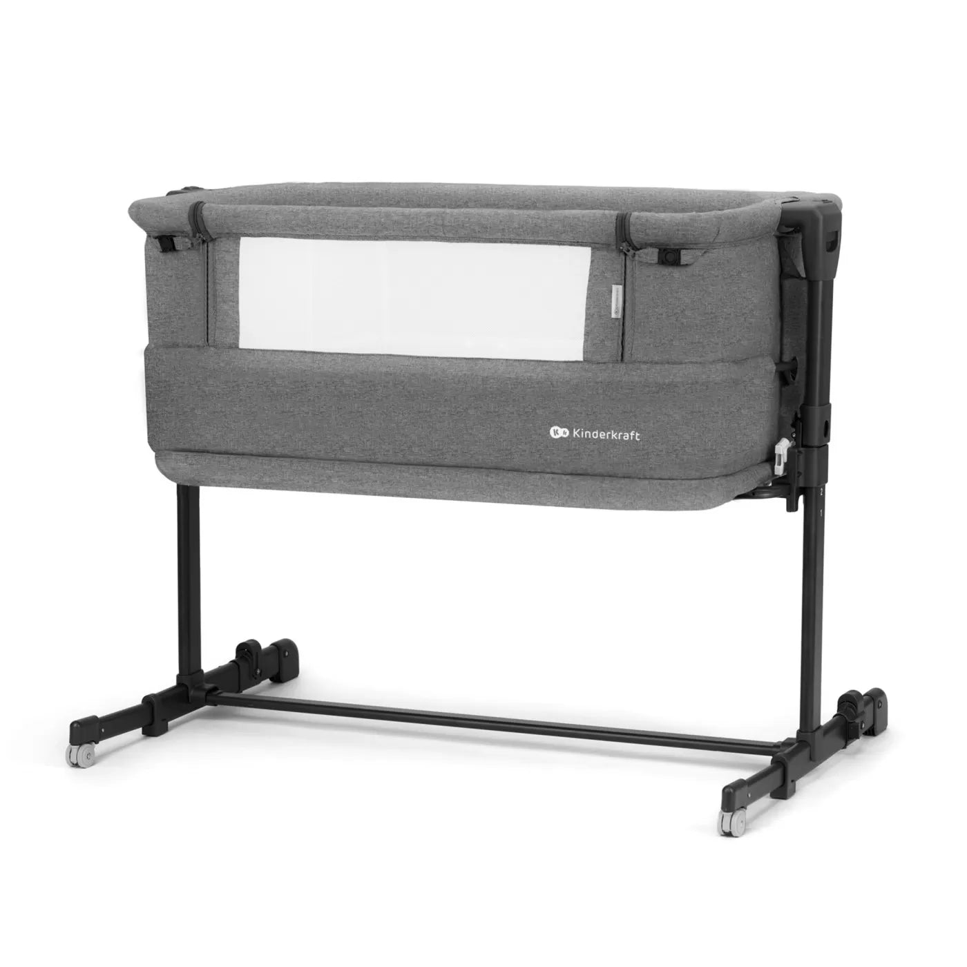 Patut co-sleeper kinderkraft neste grow, gri inchis