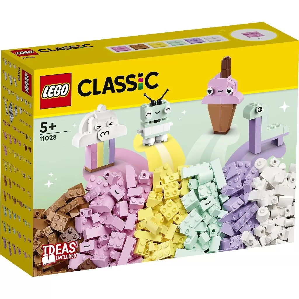 Lego classic distractie creativa in culori pastelate 11028