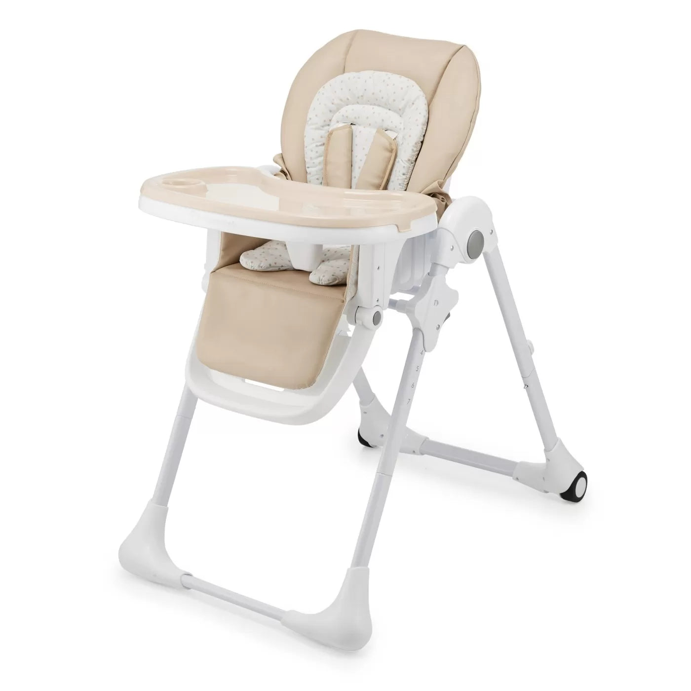 Scaun de masa kinderkraft tummie, pliabil, beige