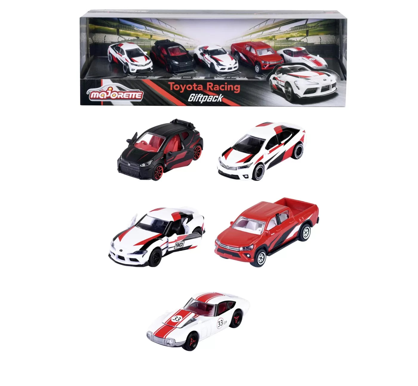 Majorette masinute metalice pachet cadou toyota 5 masini