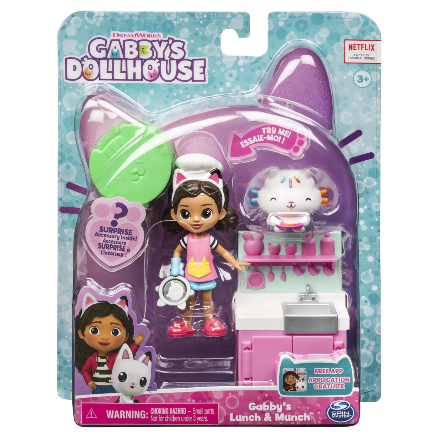 Gabbys dollhouse set pentru gatit