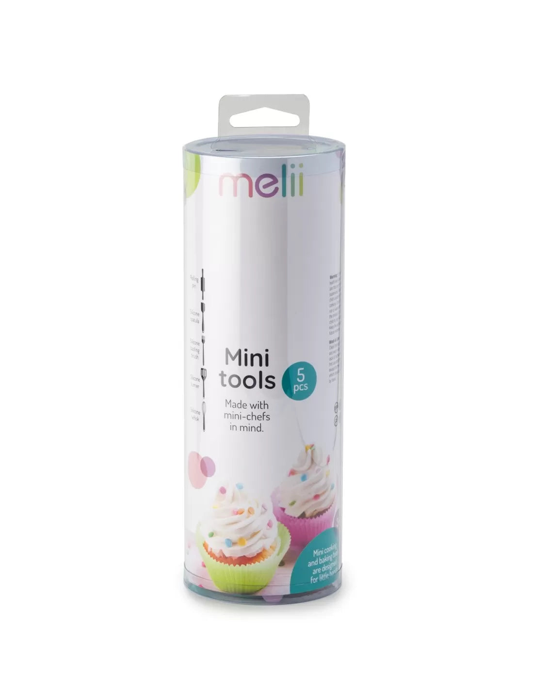 Set 5 piese mini ustensile baking, melii, colorate