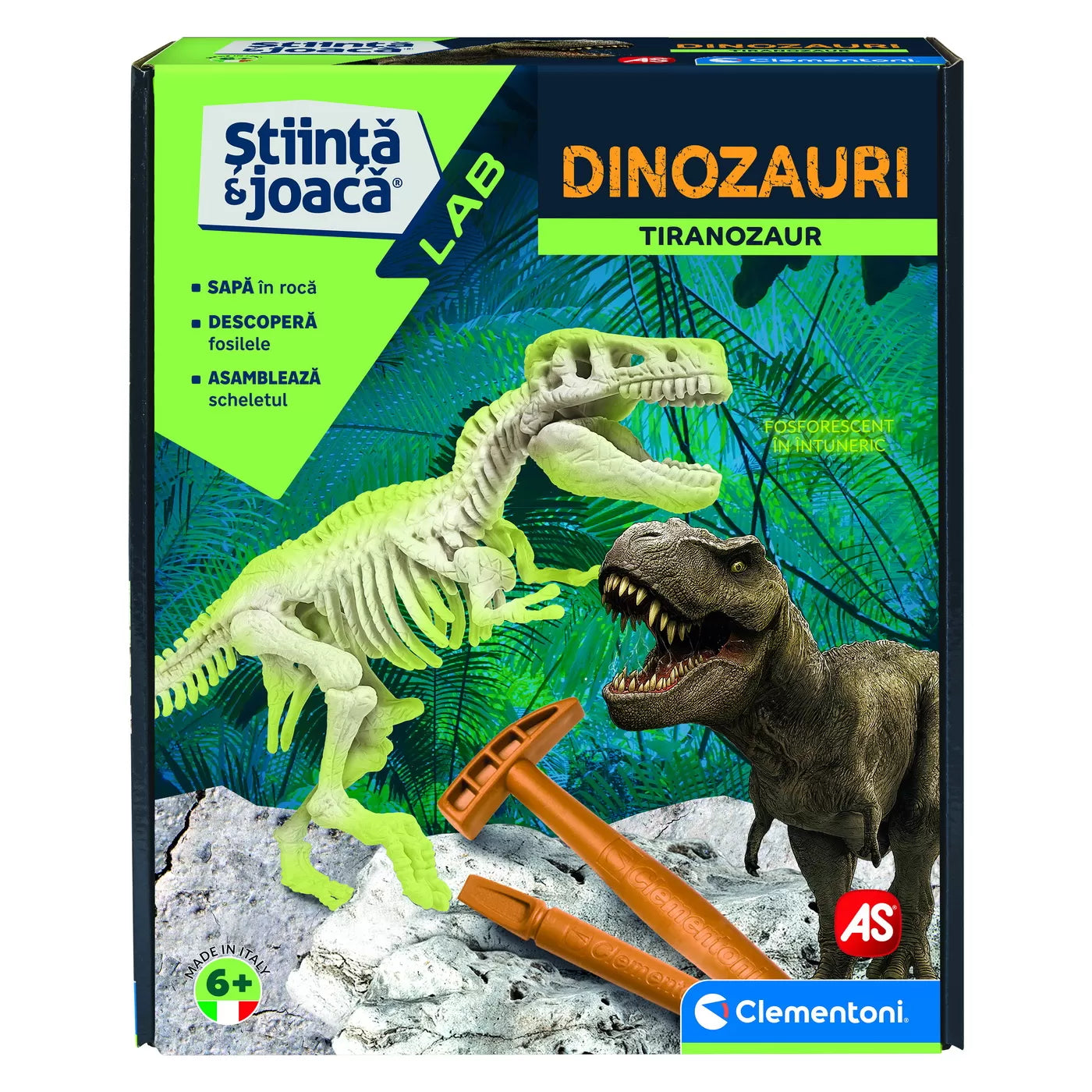 Descopera dinozaurul t-rex