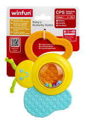 Winfun zornaitoare fluturas cu jucarie de dentitie