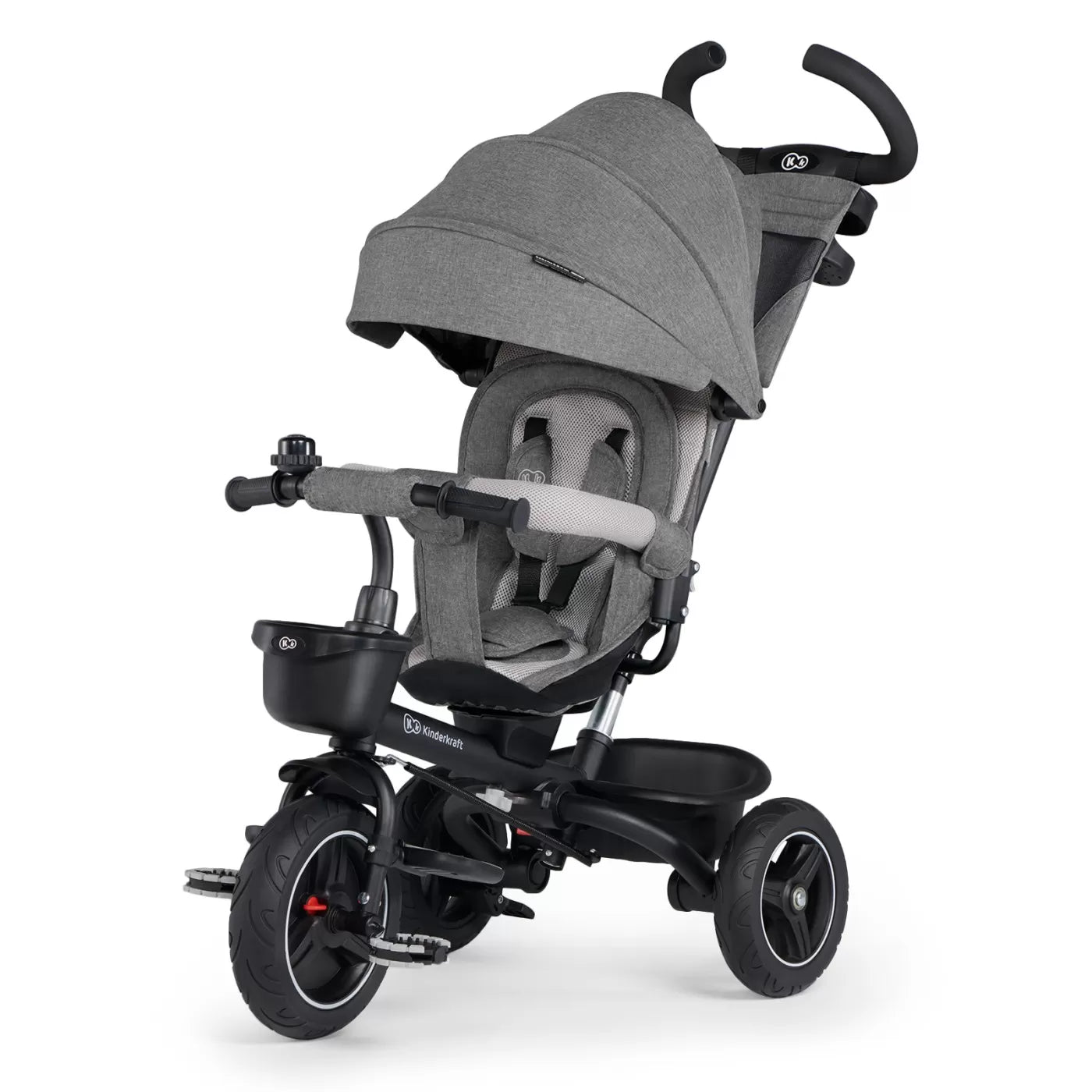 Tricicleta kinderkraft spinstep, grey