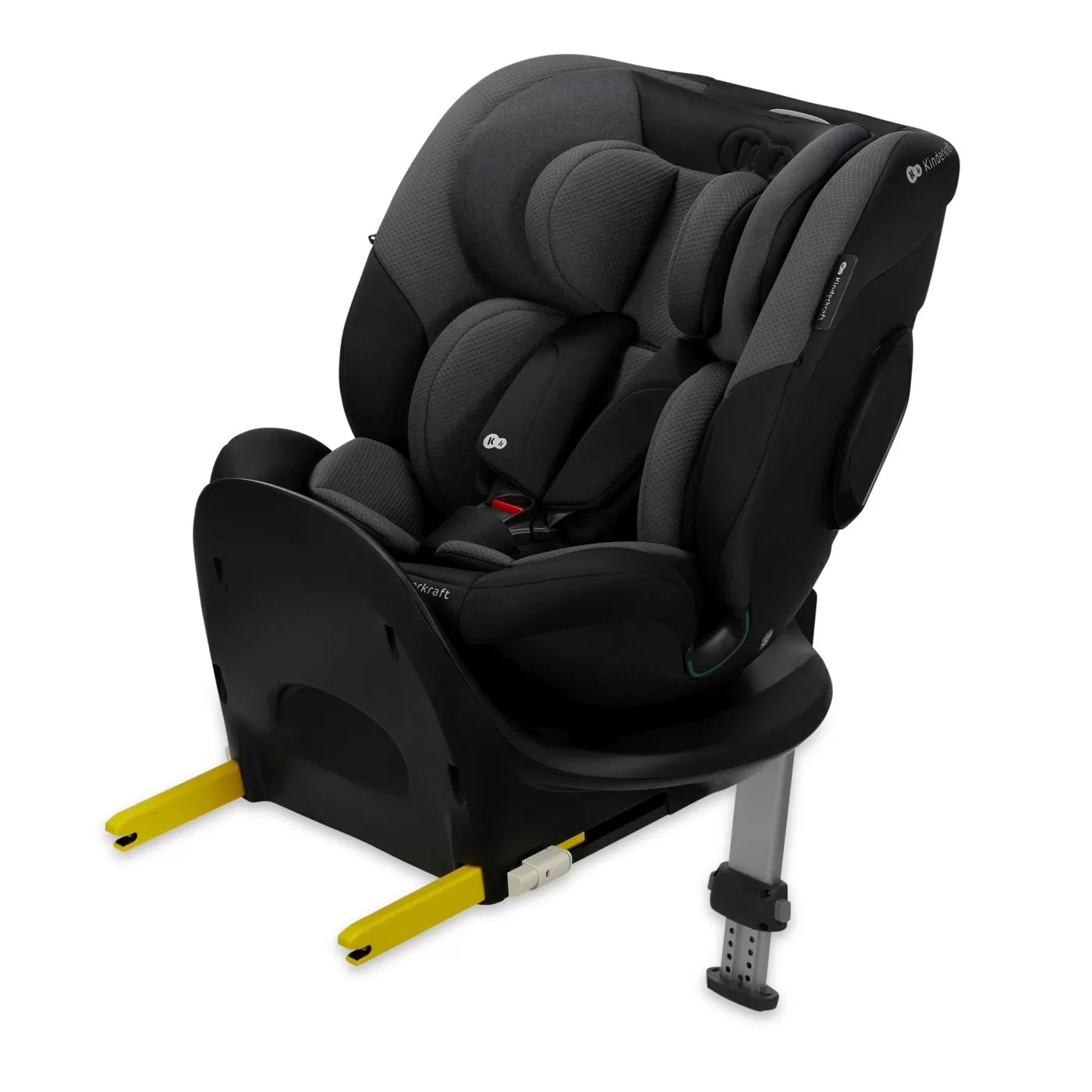 Scaun auto kinderkraft i-fix, i-size 40-150 cm, graphite black