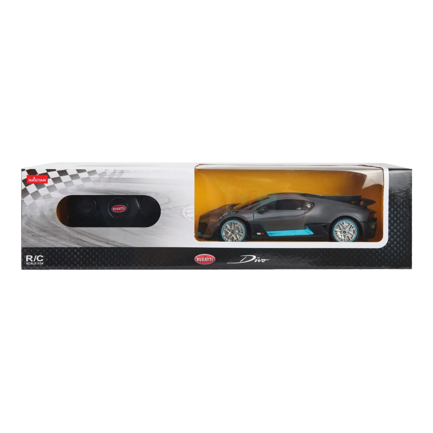 Masina cu telecomanda bugatti divo cu scara 1 la 24