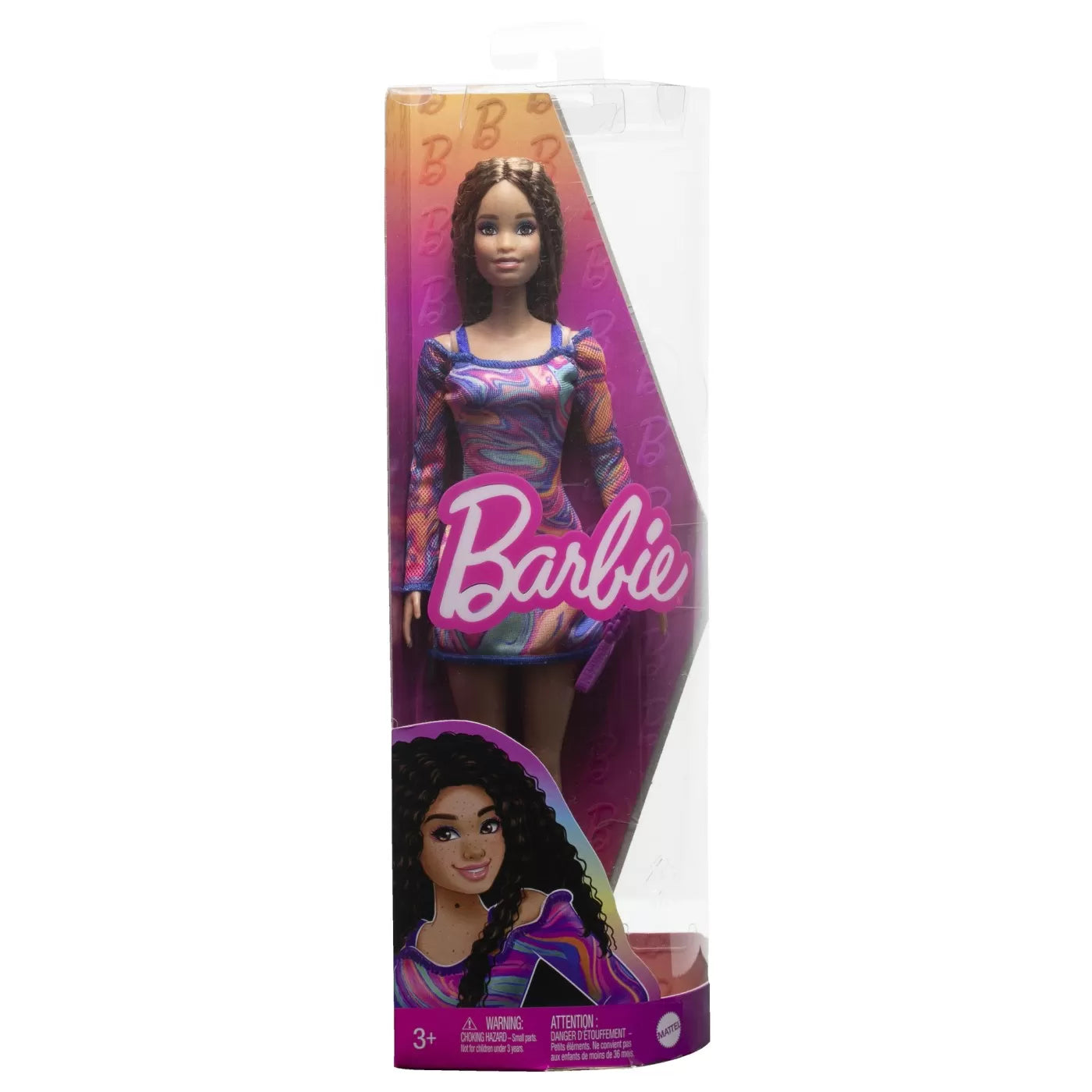 Papusa barbie fashionista satena cu pistrui