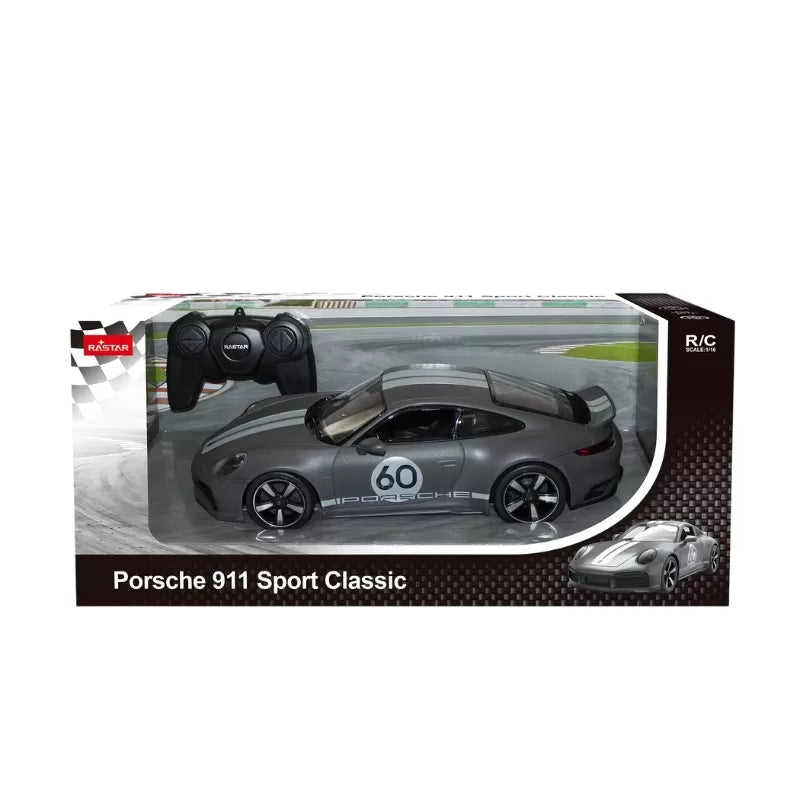 Masina cu telecomanda porsche 911 sport classic cu scara 1 la 16