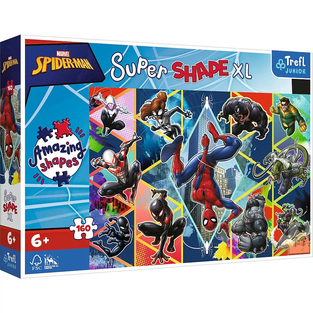 Puzzle trefl primo super shape xxl 160 spiderman 