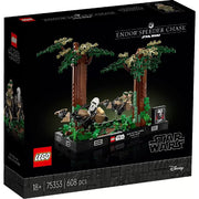 Lego star wars diorama de urmarire cu speederul pe endor 75353