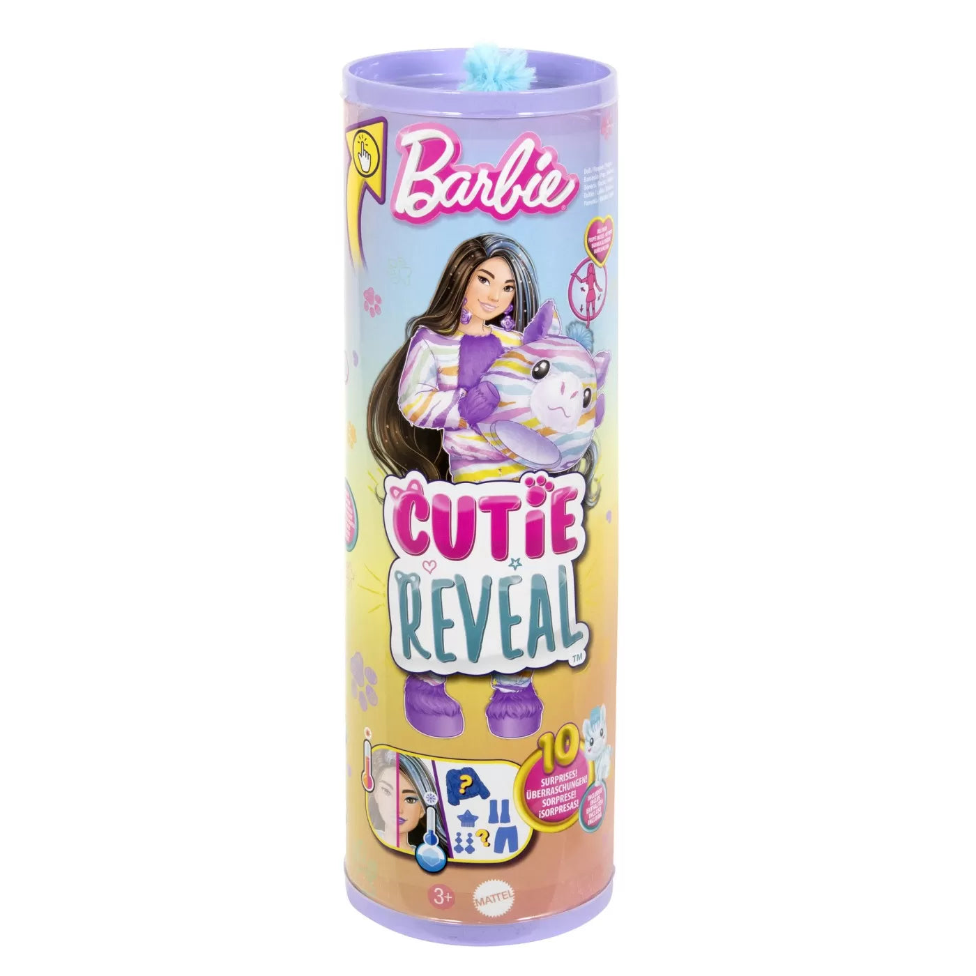 Barbie papusa barbie cutie reveal zebra