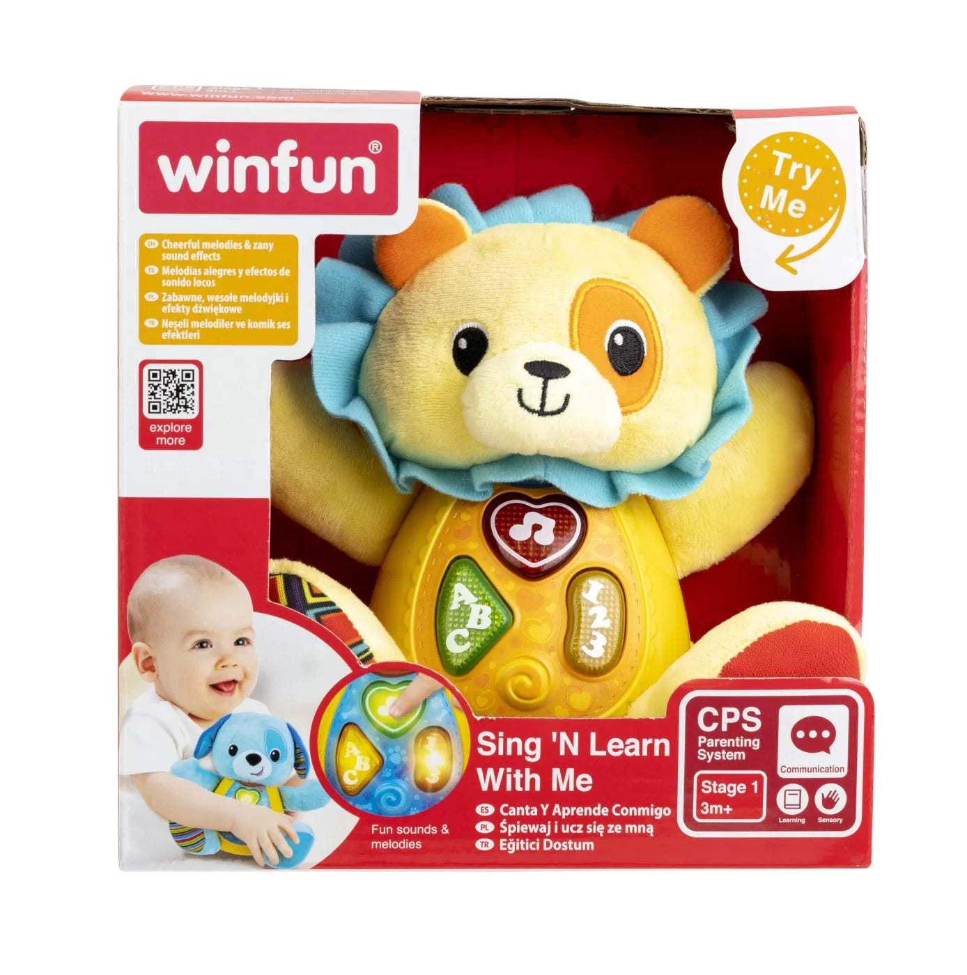 Winfun canta si invata cu leul caesar