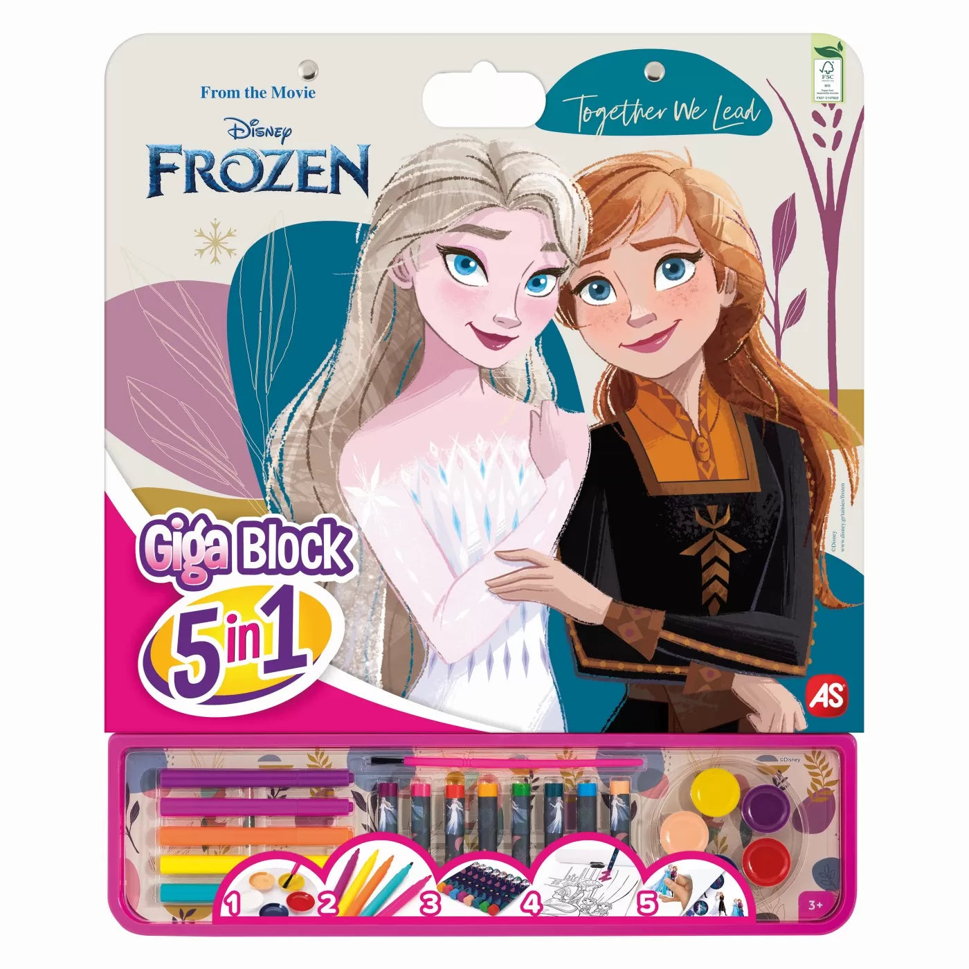  frozen set pentru desen giga block 5 in 1