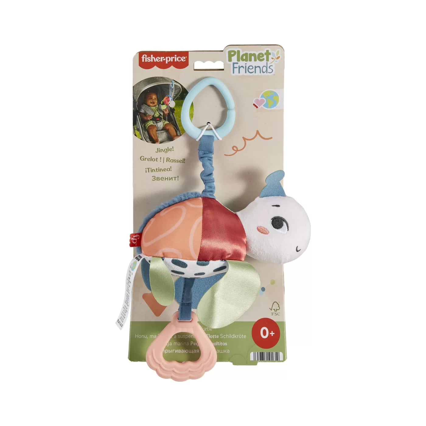 Fisher price planet friends jucarie de agatat broscuta testoasa