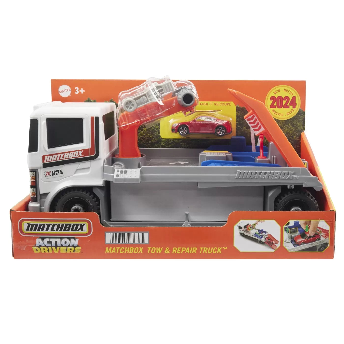Matchbox action drivers camion de reparatii si remorcare
