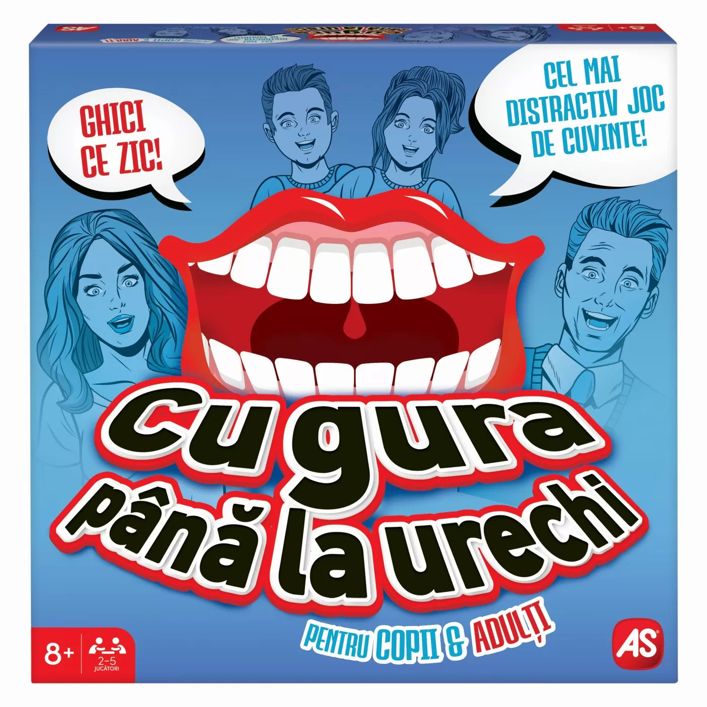 Joc cu gura pana la urechi pentru adulti si copii