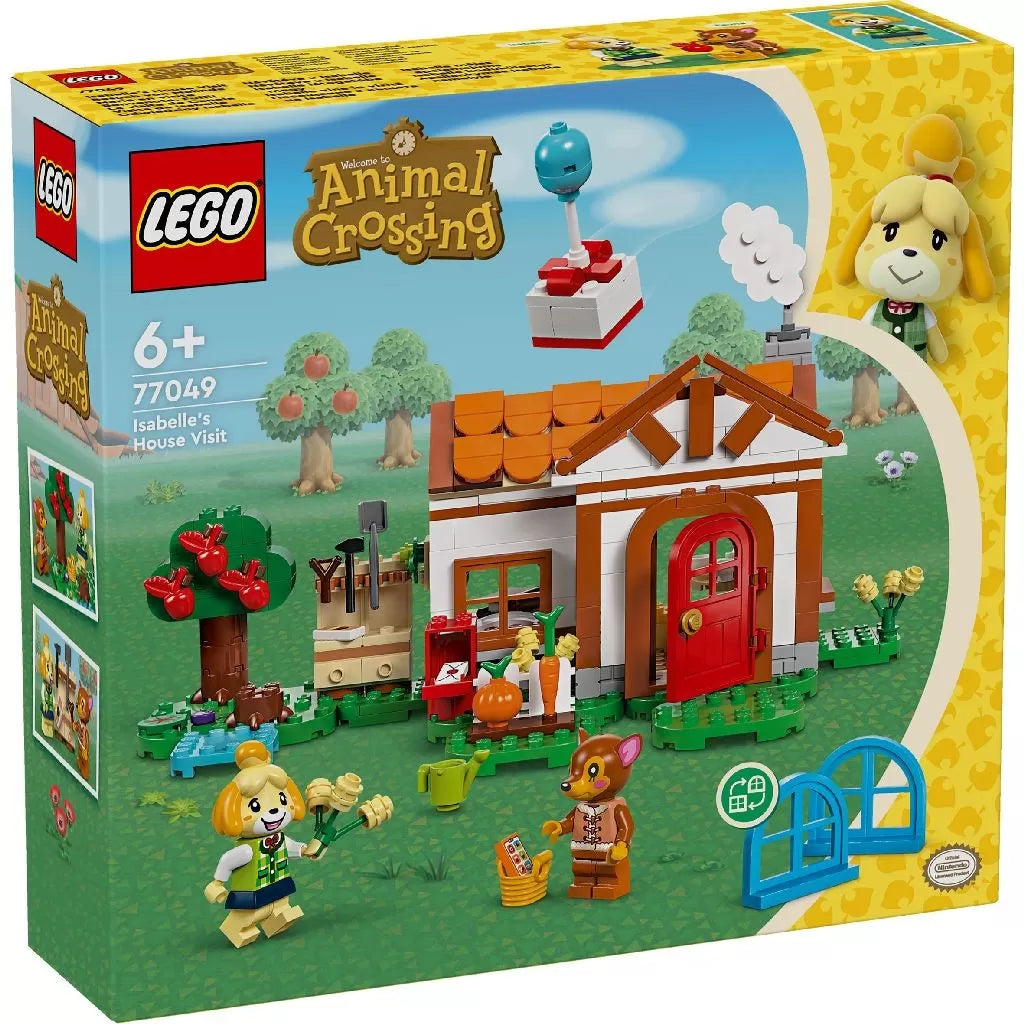 Lego animal crossing isabelle vine in vizita 77049