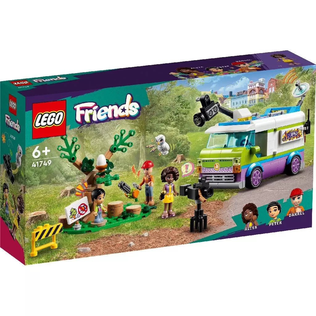 Lego friends studioul mobil de stiri 41749