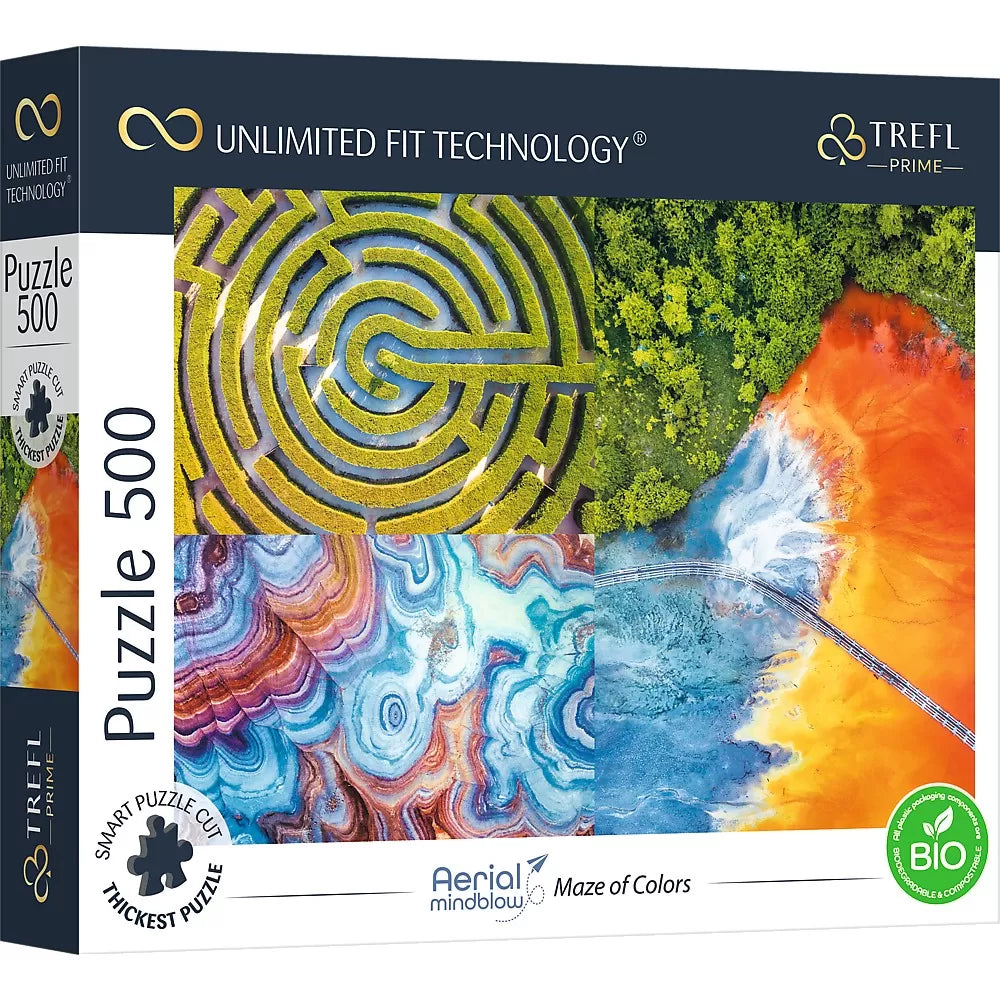 Puzzle trefl uft 500 labirinturi de culori